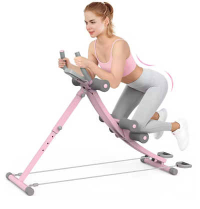 MERACH Adjustable Ab Trainer with LCD Monitor