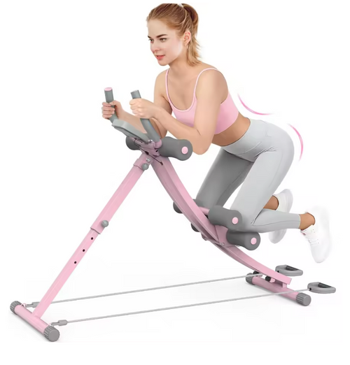 MERACH Adjustable Ab Trainer with LCD Monitor