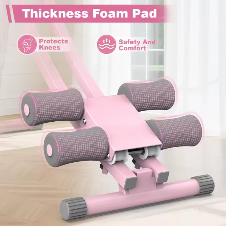 MERACH Adjustable Ab Trainer with LCD Monitor